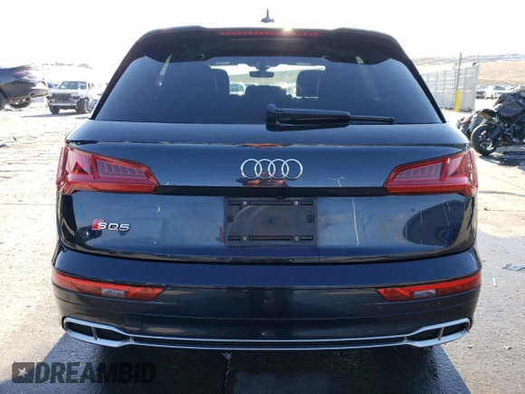 2018 Audi SQ5 with VIN WA1C4BFY9J2231103, listed as a Copart auction lot 42599285 with 94,182 mi miles and Salvage Title. Bid and sale history available at DreamBid. Image 6.