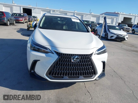 2025 Lexus NX with VIN JTJGDCAZ6S2016077, listed as a IAAI auction lot 41812436 with 6,510 mi miles. Bid and sale history available at carsss.com. Image 12.