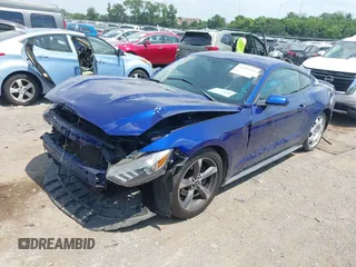 2015 Ford Mustang V6 with VIN 1FA6P8AM3F5317116, listed as a IAAI auction lot 42589414 with 129,321 mi miles and . Bid and sale history available at DreamBid. Image 2.