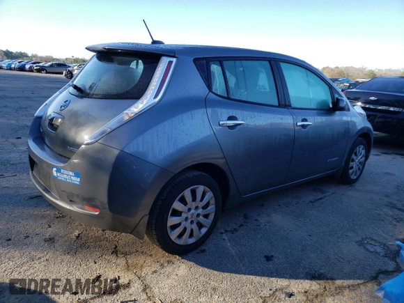 2015 Nissan LEAF SV with VIN 1N4AZ0CP6FC333657, listed as a Copart auction lot 40755843 with 84,701 mi miles. Bid and sale history available at carsss.com. Image 3.
