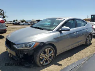 2017 Hyundai Elantra Limited with VIN 5NPD84LF7HH115145, listed as a Copart auction lot 63687735 with 115,823 mi miles and Salvage title. Bid and sale history available at DreamBid. Image 1.