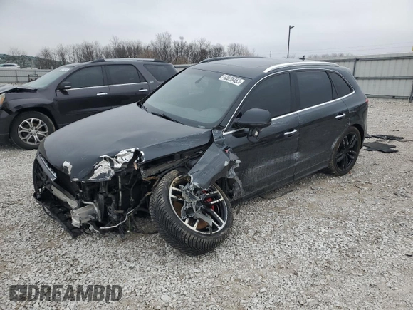 2017 Audi SQ5 Premium Plus with VIN WA1CCAFPXHA005026, listed as a Copart auction lot 43658455 with 83,642 mi miles and Salvage Title. Bid and sale history available at DreamBid. Image 1.