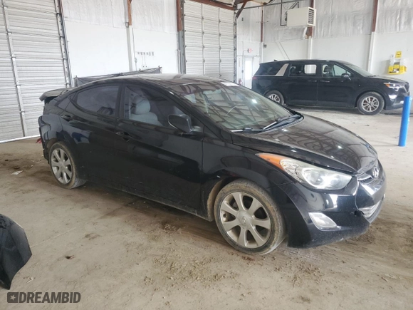 2012 Hyundai Elantra GLS with VIN 5NPDH4AE1CH092366, listed as a Copart auction lot 47722175 with 146,557 mi miles and Salvage Title. Bid and sale history available at carsss.com. Image 4.