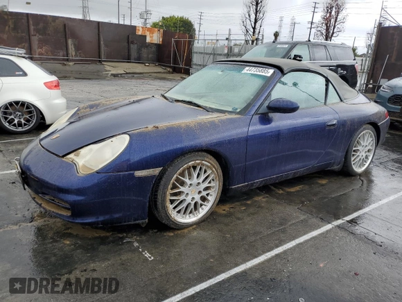 2003 Porsche 911 Carrera with VIN WP0CA29933S652417, listed as a Copart auction lot 44735885 with 0 mi miles and Salvage Title. Bid and sale history available at carsss.com. Image 1.