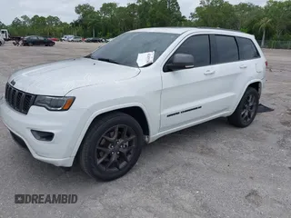 2021 Jeep Grand Cherokee Limited X z VIN 1C4RJEBG4MC679562, wystawiony jako IAAI lot #42435369 z przebiegiem 36 195 mil mil oraz . Historia ofert i sprzedaży dostępna na DreamBid. Obrazek 2.