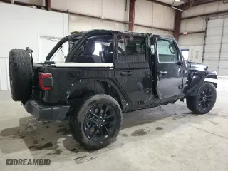 2024 Jeep Wrangler 4xe Sahara with VIN 1C4RJXP60RW257385, listed as a Copart auction lot 47660655 with 20,899 mi miles and Salvage Title. Bid and sale history available at carsss.com. Image 3.