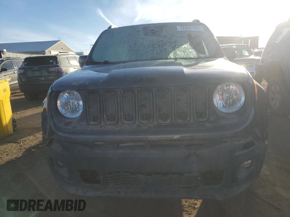 2017 Jeep Renegade Altitude with VIN ZACCJBBH3HPG45384, listed as a Copart auction lot 78952154 with 51,161 mi miles and Salvage title. Bid and sale history available at DreamBid. Image 5.
