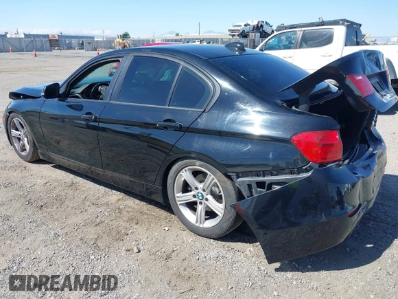 2015 BMW 3 Series 320i with VIN WBA3B1C57FK138441, listed as a IAAI auction lot 42034649 with Not Provided miles. Bid and sale history available at carsss.com. Image 3.