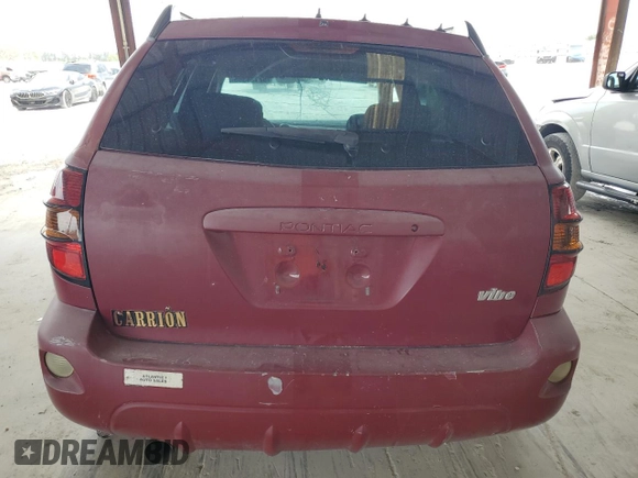 2006 Pontiac Vibe with VIN 5Y2SL65806Z457672, listed as a Copart auction lot 52134345 with Not Provided miles and Salvage Title. Bid and sale history available at DreamBid. Image 6.