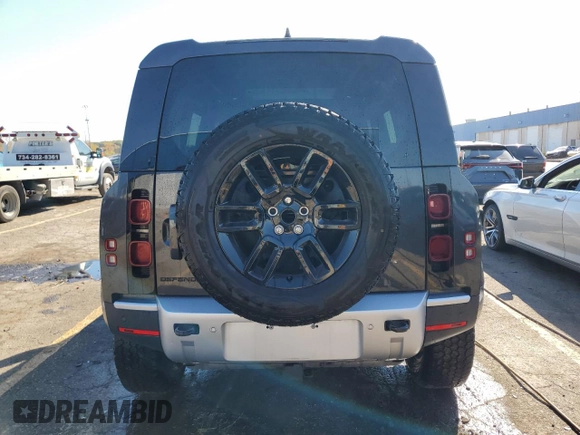 2024 Land Rover Defender S with VIN SALEJ7EX4R2286317, listed as a Copart auction lot 75647954 with 11,710 mi miles and Salvage title. Bid and sale history available at DreamBid. Image 6.