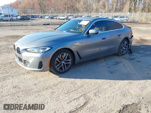 2024 BMW 4 Series 430i xDrive with VIN WBA73AV07RFR08229, listed as a IAAI auction lot 41848408 with 19,493 mi miles. Bid and sale history available at carsss.com. Image 20.