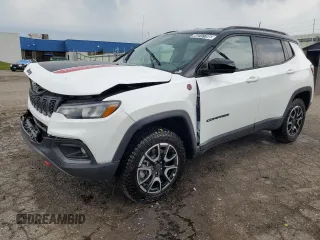 2025 Jeep Compass Trailhawk with VIN 3C4NJDDN9ST594447, listed as a Copart auction lot 64217785 with 2,057 mi miles and Clean title. Bid and sale history available at DreamBid. Image 1.