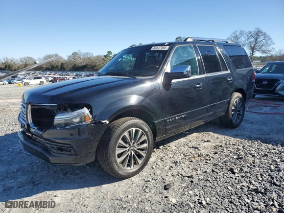2016 Lincoln Navigator Select with VIN 5LMJJ2HT8GEL12293, listed as a Copart auction lot 45547885 with 111,499 mi miles and Salvage Title. Bid and sale history available at carsss.com. Image 1.