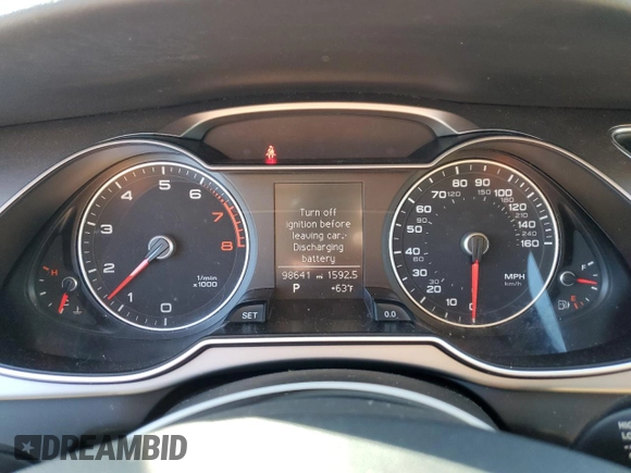 2013 Audi A4 Premium Plus z VIN WAUFFAFL3DN048940, wystawiony jako Copart lot #53994735 z przebiegiem 98 641 mil mil oraz Czysty tytuł • Clean title. Historia ofert i sprzedaży dostępna na DreamBid. Obrazek 9.