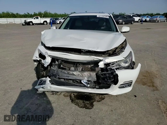 2014 Infiniti Q50 Premium with VIN JN1BV7AP2EM674006, listed as a Copart auction lot 52134725 with 144,321 mi miles and Salvage Title. Bid and sale history available at carsss.com. Image 11.