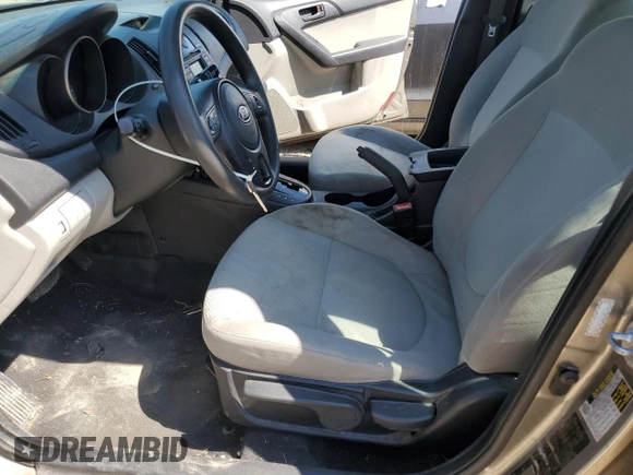 2010 Kia Forte EX with VIN KNAFU4A22A5055282, listed as a Copart auction lot 72369604 with Not Provided miles and Salvage Title. Bid and sale history available at carsss.com. Image 7.