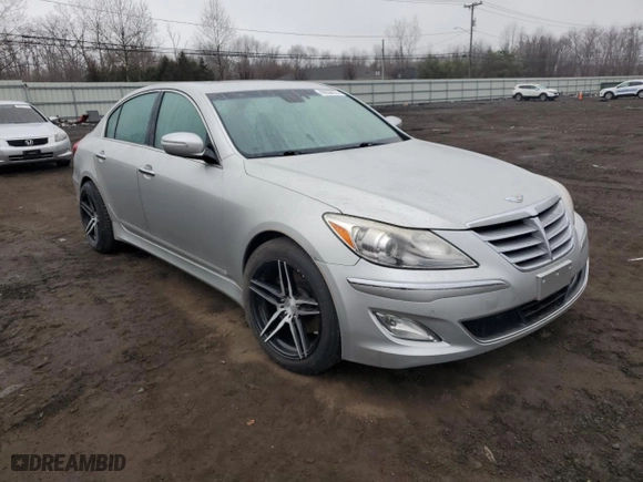 2012 Hyundai Genesis 3.8L with VIN KMHGC4DDXCU158820, listed as a Copart auction lot 49658855 with NaN miles and Clean Title. Bid and sale history available at carsss.com. Image 4.