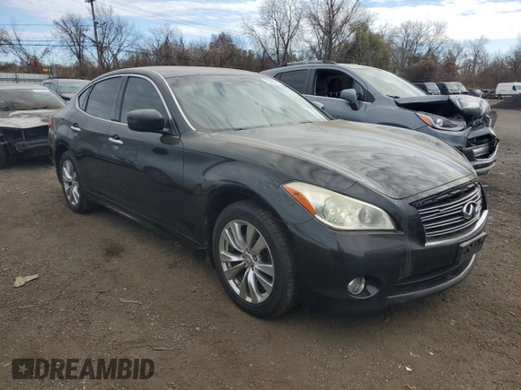 2012 Infiniti M37 with VIN JN1BY1AR5CM393630, listed as a Copart auction lot 79392034 with 312,452 mi miles and Salvage Title. Bid and sale history available at carsss.com. Image 4.