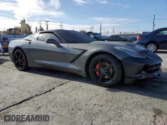 2015 Chevrolet Corvette 1LT with VIN 1G1YB2D76F5119269, listed as a Copart auction lot 44656675 with 0 mi miles and Salvage Title. Bid and sale history available at carsss.com. Image 4.