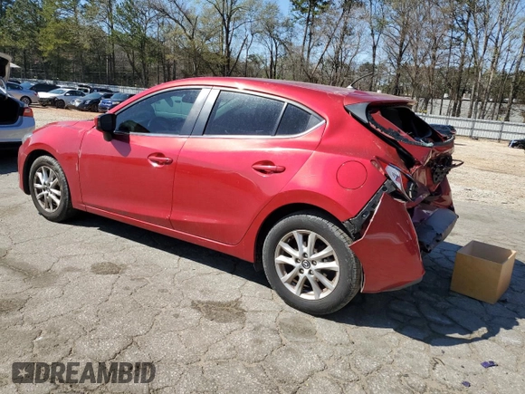 2016 Mazda 3 i Sport with VIN 3MZBM1K73GM258448, listed as a Copart auction lot 50324015 with 90,100 mi miles and Salvage Title. Bid and sale history available at DreamBid. Image 2.