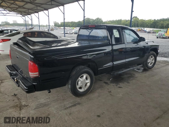 1999 Dodge Dakota with VIN 1B7FL22P8XS262905, listed as a Copart auction lot 64865724 with 177,022 mi miles and Salvage Title. Bid and sale history available at carsss.com. Image 3.