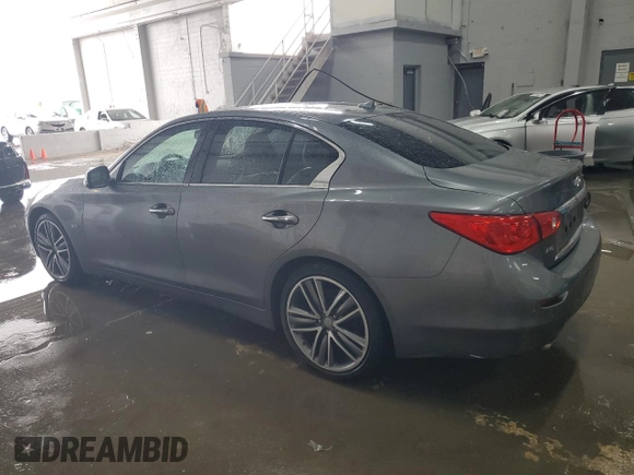 2017 Infiniti Q50 Signature Edition z VIN JN1EV7AR4HM834373, wystawiony jako Copart lot #56761575 z przebiegiem 44 333 mil mil oraz Szkoda całkowita • Salvage title. Historia ofert i sprzedaży dostępna na DreamBid. Obrazek 2.