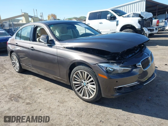 2013 BMW 3 Series 328i with VIN WBA3A5C54DF351332, listed as a IAAI auction lot 41547266 with 102,403 mi miles. Bid and sale history available at carsss.com. Image 1.