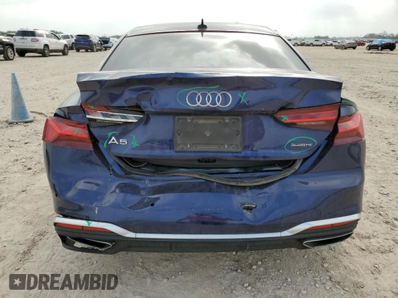 2021 Audi A5 S line Premium Plus z VIN WAUTAAF56MA019040, wystawiony jako Copart lot #51706225 z przebiegiem 47 587 mil mil oraz Szkoda całkowita • Salvage title. Historia ofert i sprzedaży dostępna na DreamBid. Obrazek 6.