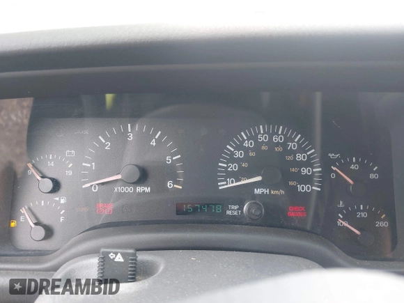 2000 Jeep Cherokee Classic with VIN 1J4FF58S1YL122706, listed as a IAAI auction lot 42560421 with 157,478 mi miles and . Bid and sale history available at DreamBid. Image 7.