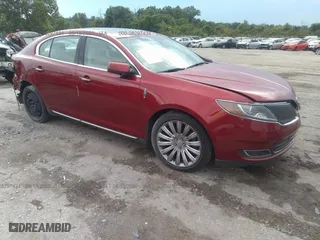 2013 Lincoln MKS with VIN 1LNHL9DK7DG614689, listed as a IAAI auction lot 28297434 with 122,209 mi miles. Bid and sale history available at carsss.com. Image 1.