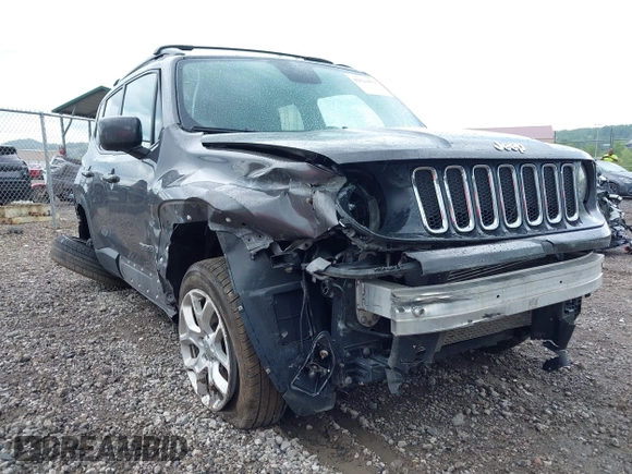 2018 Jeep Renegade Latitude with VIN ZACCJBBB7JPH75637, listed as a IAAI auction lot 42321879 with 106,747 mi miles and . Bid and sale history available at DreamBid. Image 6.