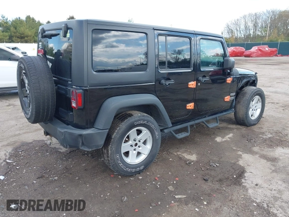 2017 Jeep Wrangler Unlimited Sport с VIN 1C4BJWDG8HL683432, выставлен на аукционе IAAI как лот 42183240 с пробегом 144 925 миль миль и . История ставок и продаж доступна на DreamBid. Изображение 4.