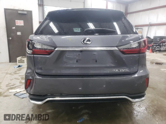 2020 Lexus RX 350L with VIN JTJHZKFA6L2026385, listed as a Copart auction lot 52156475 with Not provided miles and Salvage title. Bid and sale history available at DreamBid. Image 6.