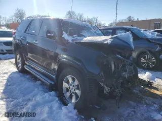 2012 Toyota 4Runner SR5 with VIN JTEBU5JR7C5088765, listed as a Copart auction lot 87500215 with 0 mi miles and Salvage Title. Bid and sale history available at carsss.com. Image 4.