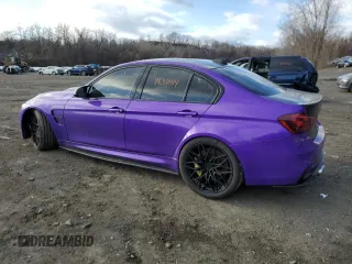 2016 BMW M3 with VIN WBS8M9C56G5D30124, listed as a Copart auction lot 46310114 with 83,068 mi miles. Bid and sale history available at carsss.com. Image 2.