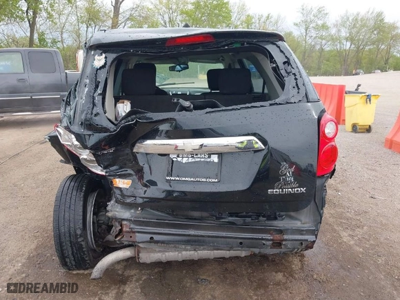 2011 Chevrolet Equinox LS with VIN 2GNALBEC6B1270651, listed as a IAAI auction lot 39254513 with 123,650 mi miles. Bid and sale history available at carsss.com. Image 16.