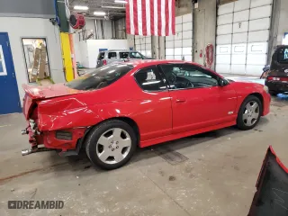 2006 Chevrolet Monte Carlo SS with VIN 2G1WL16C069222599, listed as a Copart auction lot 73144014 with 56,617 mi miles and Salvage Title. Bid and sale history available at carsss.com. Image 3.