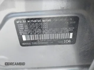 2017 Mitsubishi Mirage ES с VIN ML32F3FJ0HHF10277, выставлен на аукционе IAAI как лот 42321135 с пробегом 83 323 миль миль и . История ставок и продаж доступна на DreamBid. Изображение 9.