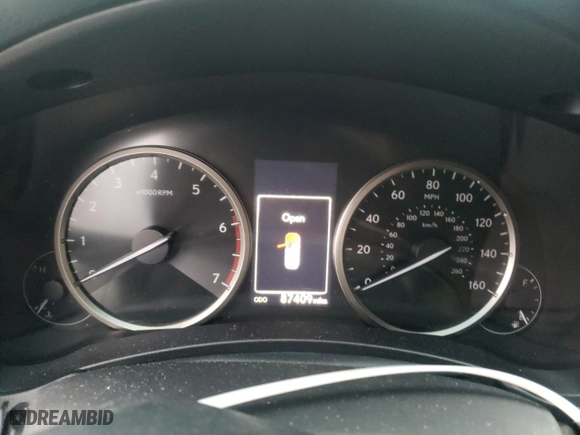 2016 Lexus NX 200t with VIN JTJBARBZ2G2055065, listed as a Copart auction lot 73670472 with 87,409 mi miles. Bid and sale history available at carsss.com. Image 9.