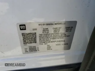 2023 Chevrolet Traverse RS z VIN 1GNEVJKWXPJ182011, wystawiony jako Copart lot #58865275 z przebiegiem 27 110 mil mil oraz Szkoda całkowita • Salvage title. Historia ofert i sprzedaży dostępna na DreamBid. Obrazek 14.