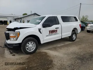 2021 Ford F-150 XL with VIN 1FTMF1CB1MKE58854, listed as a Copart auction lot 54704255 with Not provided miles and Salvage title. Bid and sale history available at DreamBid. Image 1.