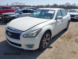 2017 Infiniti Q70 3.7 with VIN JN1BY1PR4HM210734, listed as a IAAI auction lot 41781440 with 146,030 mi miles and . Bid and sale history available at DreamBid. Image 2.