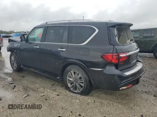 2018 Infiniti QX80 with VIN JN8AZ2NF0J9663296, listed as a Copart auction lot 74914604 with Not Provided miles and Non Repairable. Bid and sale history available at carsss.com. Image 2.