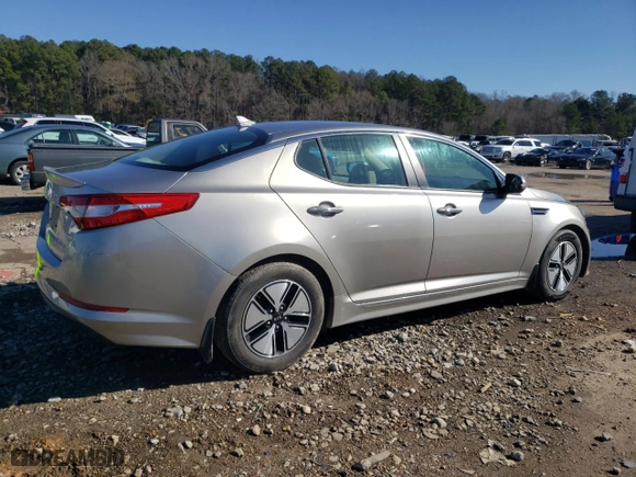2012 Kia Optima Hybrid with VIN KNAGM4AD2C5034036, listed as a Copart auction lot 87500705 with 168,094 mi miles and Salvage Title. Bid and sale history available at carsss.com. Image 3.