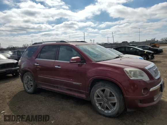 2011 GMC Acadia Denali with VIN 1GKKVTED9BJ219905, listed as a Copart auction lot 46819675 with 168,873 mi miles and Clean Title. Bid and sale history available at carsss.com. Image 4.