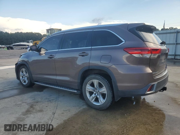 2017 Toyota Highlander Limited with VIN 5TDYZRFH3HS228058, listed as a Copart auction lot 62034005 with 140,250 mi miles and Salvage title. Bid and sale history available at DreamBid. Image 2.