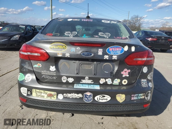 2018 Ford Focus S with VIN 1FADP3E28JL275212, listed as a Copart auction lot 46849135 with 212,549 mi miles and Salvage Title. Bid and sale history available at carsss.com. Image 6.