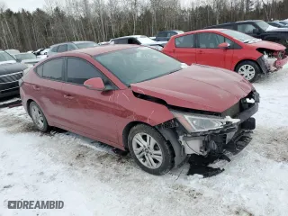 2019 Hyundai Elantra Preferred with VIN KMHD84LFXKU855765, listed as a Copart auction lot 89082545 with 123,789 mi miles and Salvage Title. Bid and sale history available at carsss.com. Image 4.