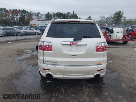 2011 GMC Acadia Denali with VIN 1GKKRTED1BJ399126, listed as a IAAI auction lot 41905415 with 163,357 mi miles and . Bid and sale history available at DreamBid. Image 16.