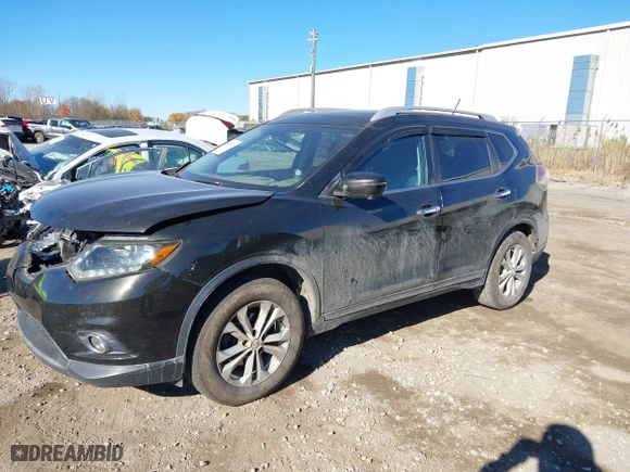 2016 Nissan Rogue SL with VIN 5N1AT2MT0GC893609, listed as a IAAI auction lot 40671670 with 217,228 mi miles. Bid and sale history available at carsss.com. Image 17.